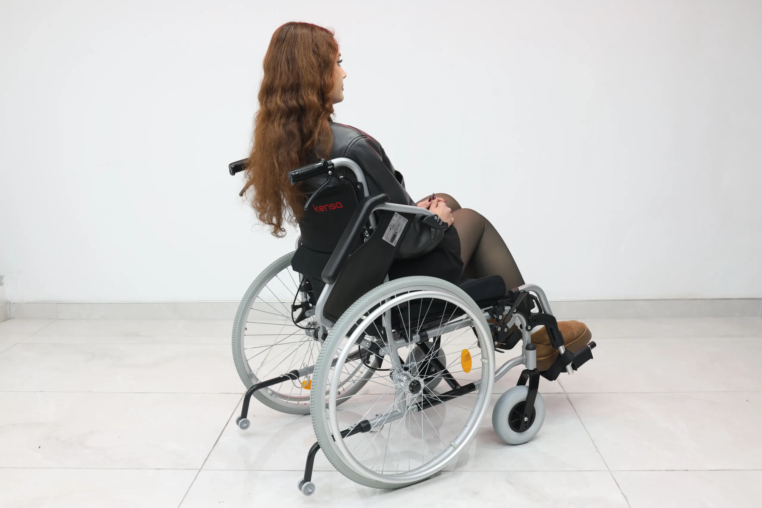 Kensa K-170 20 inç Geniş Oturum Manuel Tekerlekli Sandalye